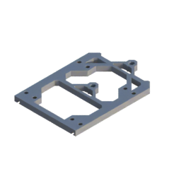 Render of MODULITH 115 Under-Table Rail - 1W section
